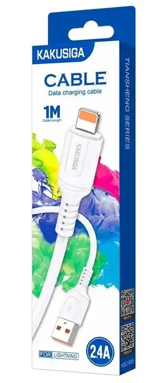Kaabel USB-A – Lightning KAKU KSC-805, 1 m, 15 W, valge