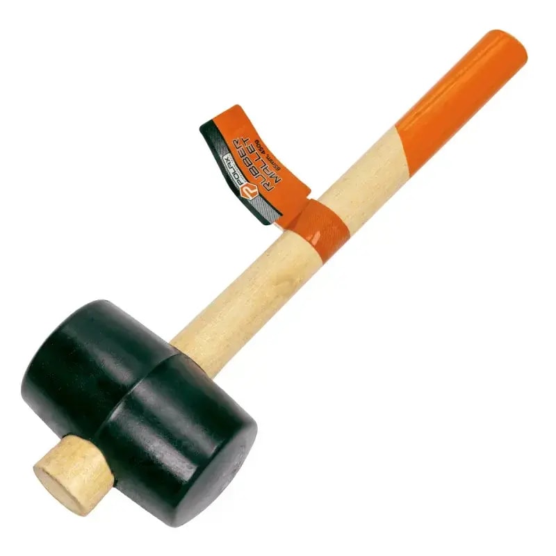 Polax 39-005 rubber mallet, wooden handle, 60 mm, 450 g