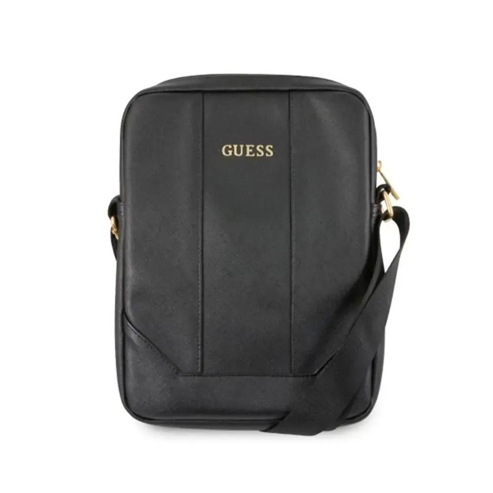 Guess Saffiano tablet bag 10″, black
