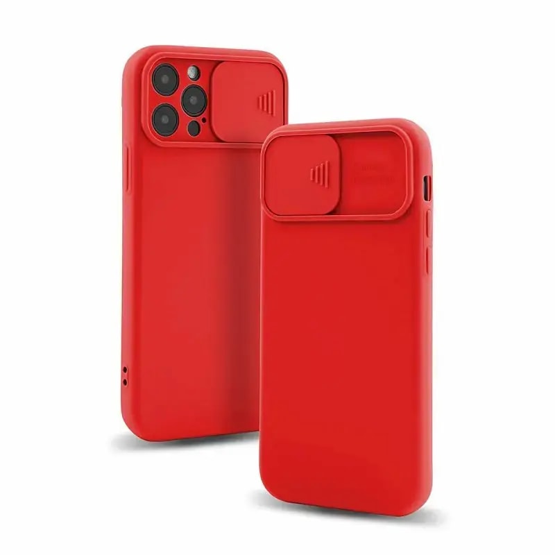 Чехол для iPhone 13 Fusion Camera Protect, красный