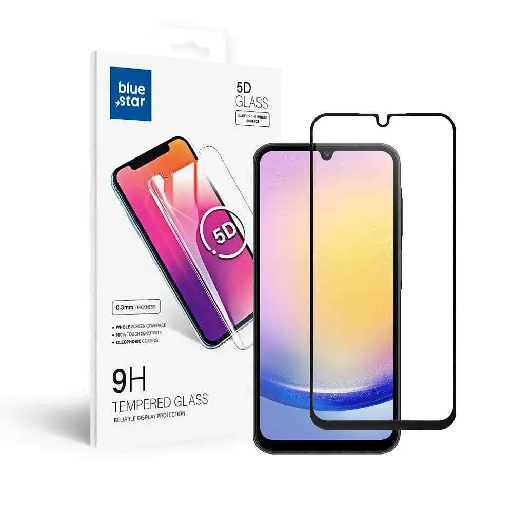 Kaitseklaas Samsung Galaxy A25 5G, Blue Star 5D