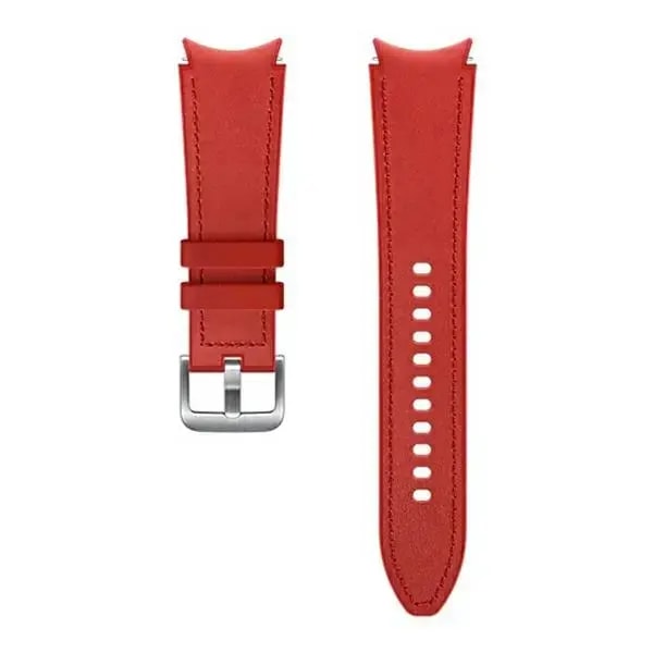Kellarihm Samsung Galaxy Watch 4/4 Classic, Samsung, nahk, punane