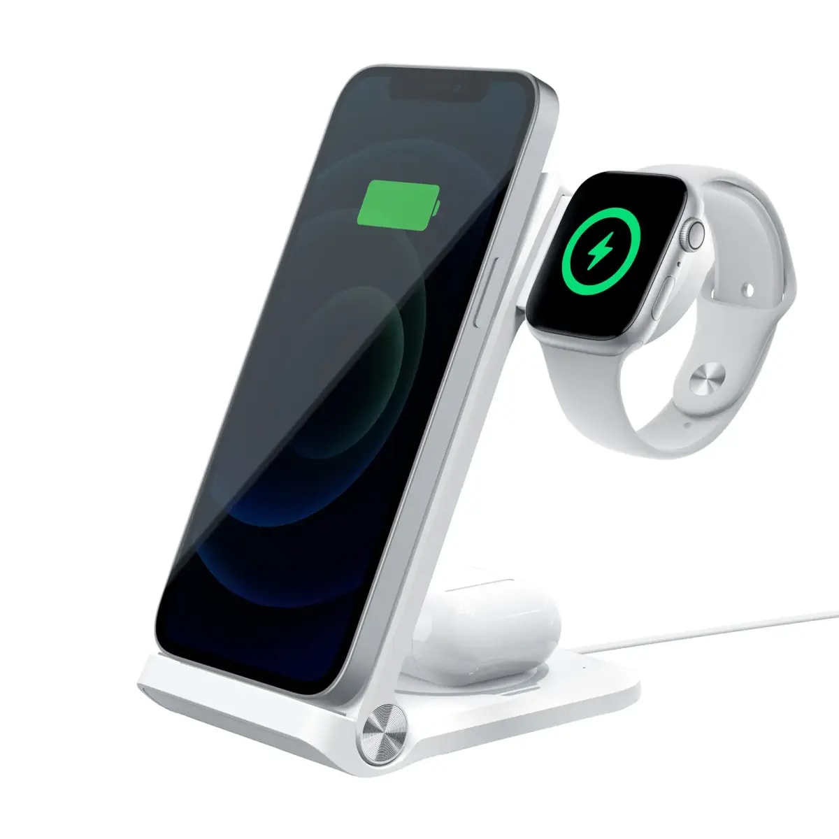 Nillkin PowerTrio 3-in-1 wireless charger, 15 W, white