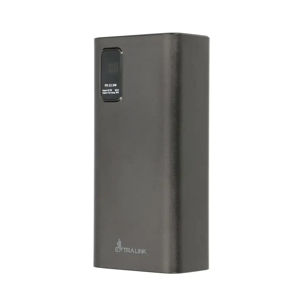 Extralink EPB-069 30 000 mAh power bank, 20 W, black