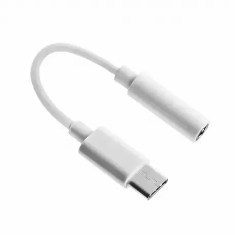 Fusion CM20 USB-C to 3.5 mm audio adapter, white