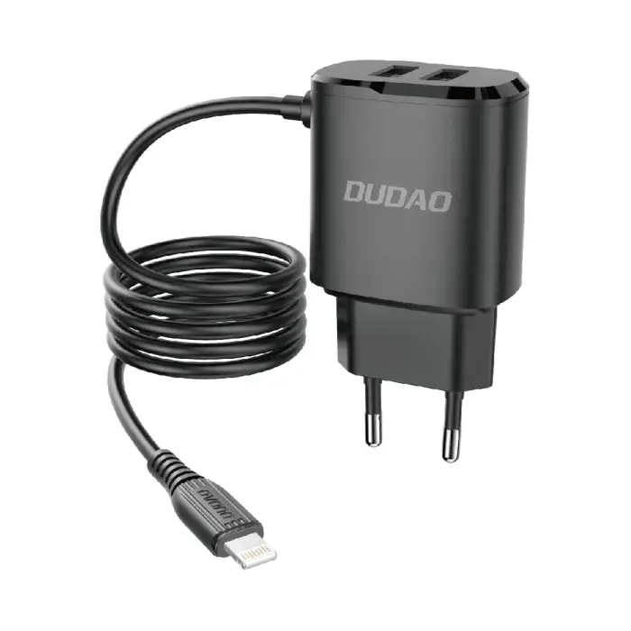 Dudao A2ProL wall charger, 12 W, USB-A, black