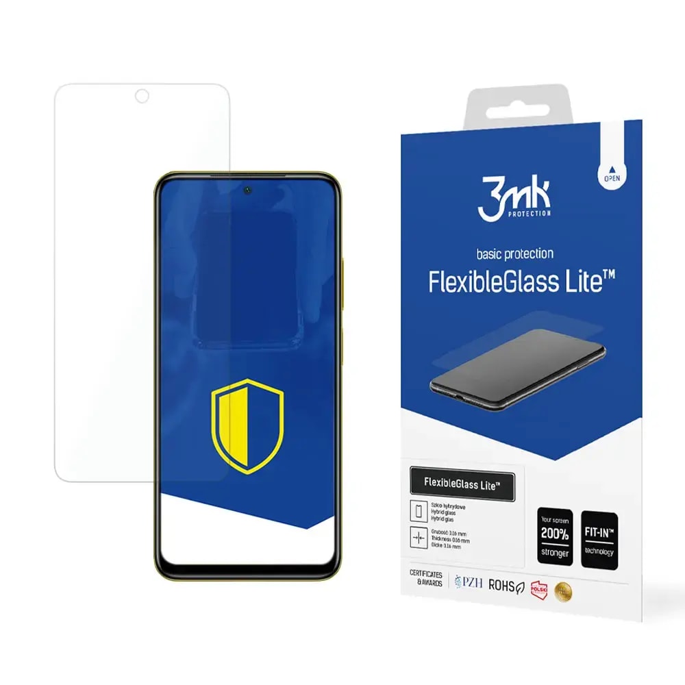 Kaitseklaas Xiaomi Poco X4 Pro 5G, 3mk FlexibleGlass Lite