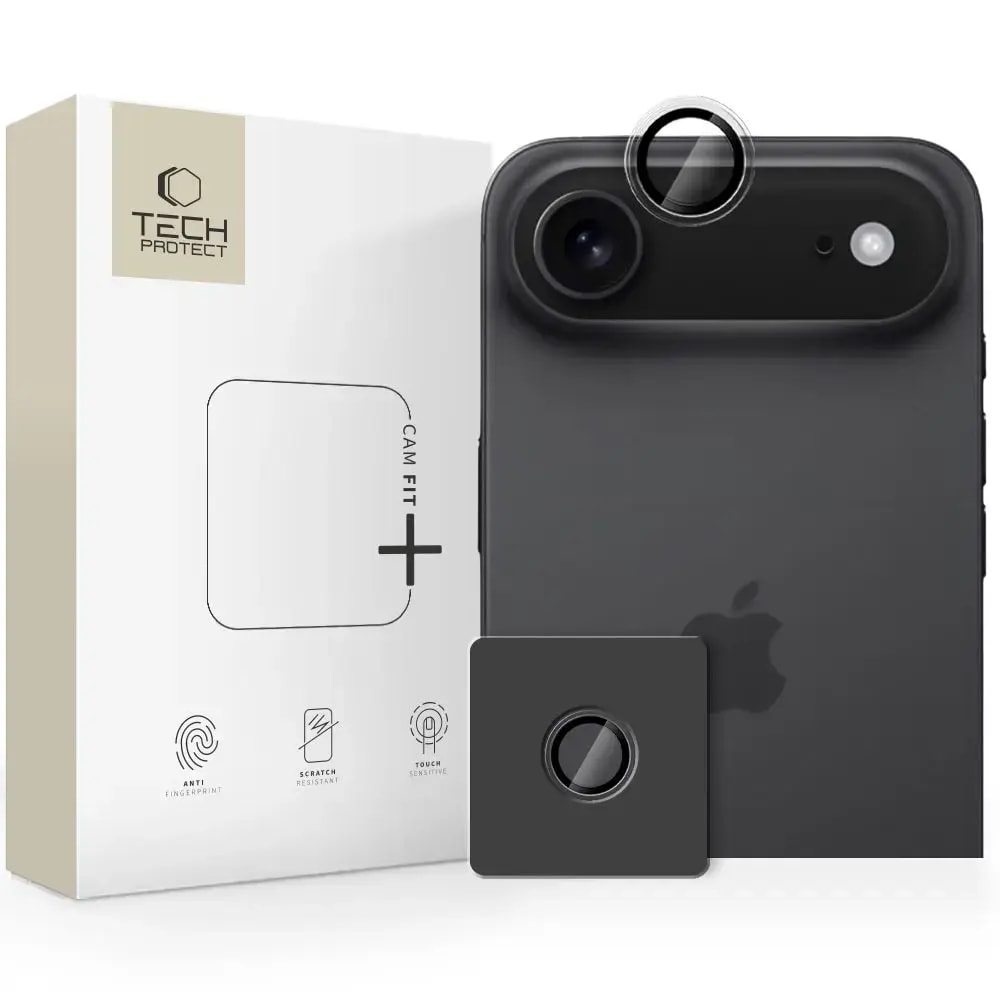 Защитное стекло на камеру для iPhone 17 Air Tech-Protect CamRing Fit+