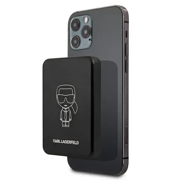 Karl Lagerfeld Ikonic Outline 3000 mAh power bank, 5 W, MagSafe, black