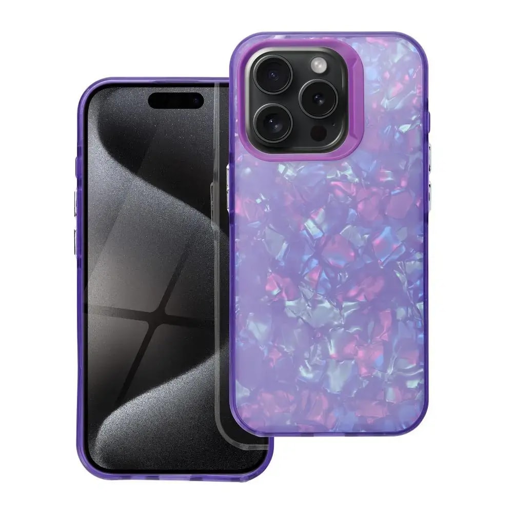 Fusion Tutti Frutti case for iPhone 16 Pro Max, purple