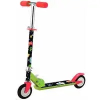 COSMOS kids' scooter 12″ with adjustable T-bar, green/red