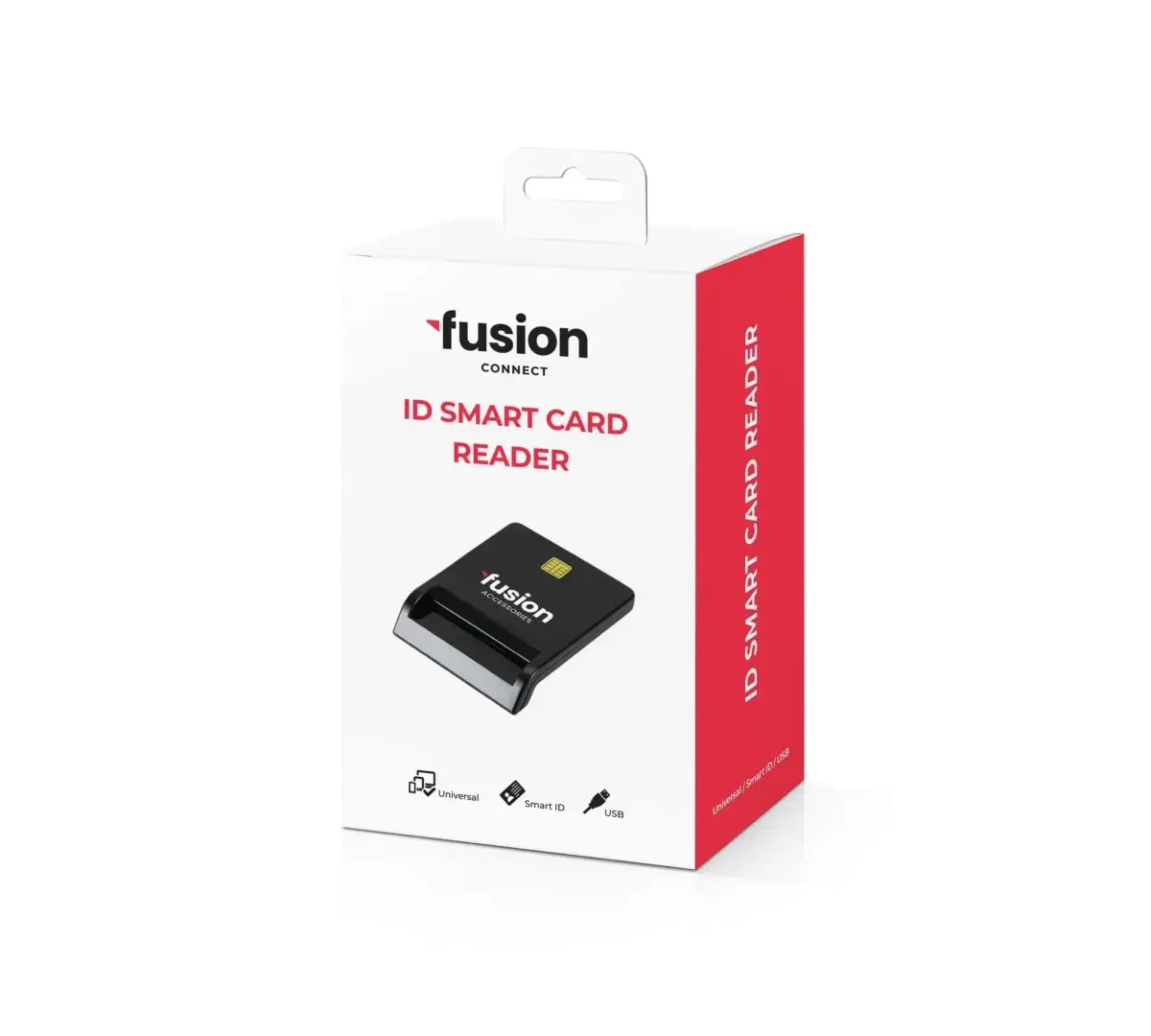 Считыватель ID-карт Fusion USB, PC/SC, CCID, чёрный