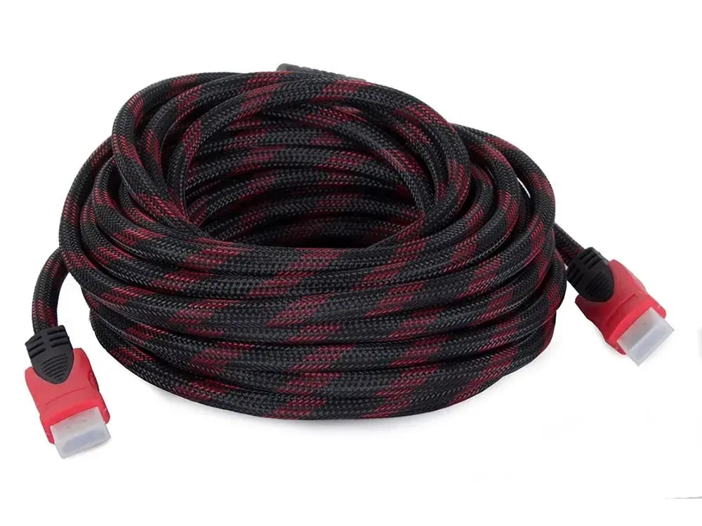Fusion HDMI 2.0 cable, 4K, braided, 10 m, red