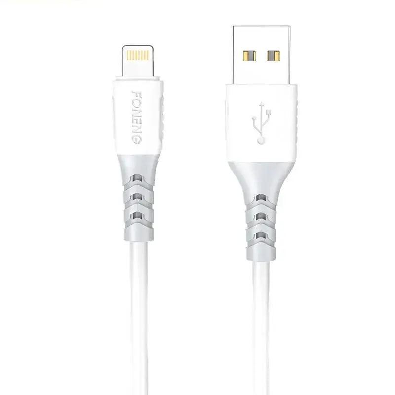 Kaabel USB-C – Lightning Foneng X66, 1 m, 20 W, valge