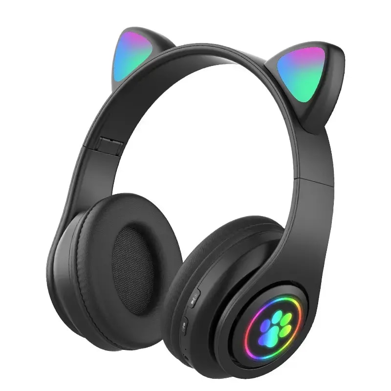 Laste juhtmevabad kõrvaklapid Goodbuy Paws, Bluetooth 5.0, mustad