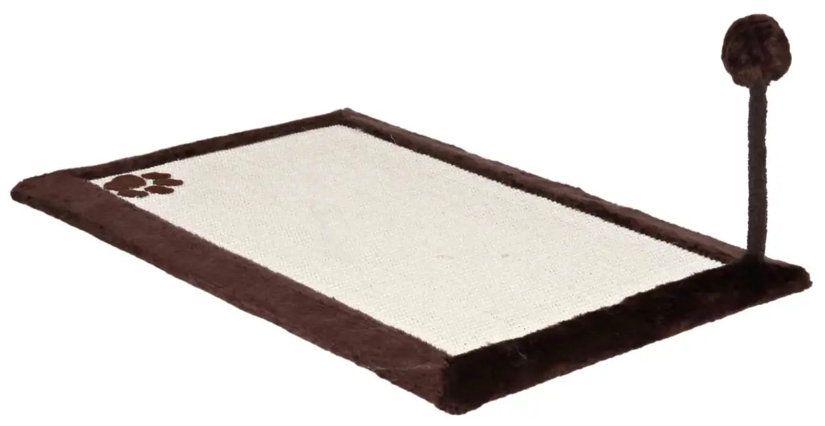 Kraapimismatt Trixie plüüsservaga, 70 × 45 cm, tumepruun