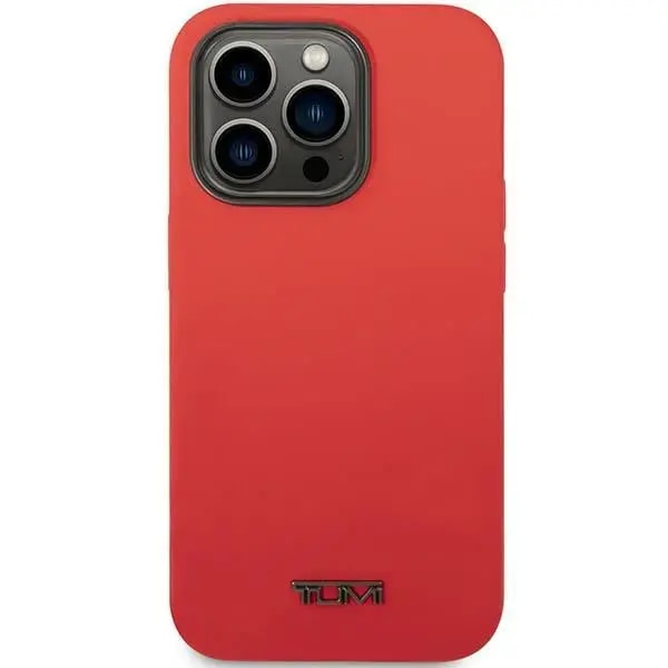 Ümbris iPhone 14 Pro, Tumi TUHCP14LSR Liquid Silicone, punane