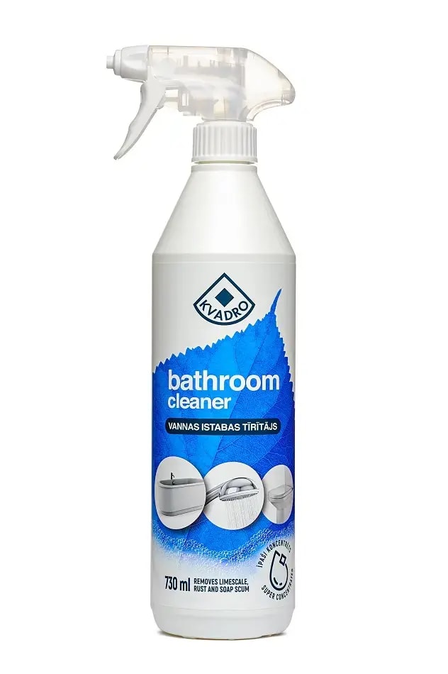 Vannitoa puhastusvahend Kvadro, pihustiga, 730 ml