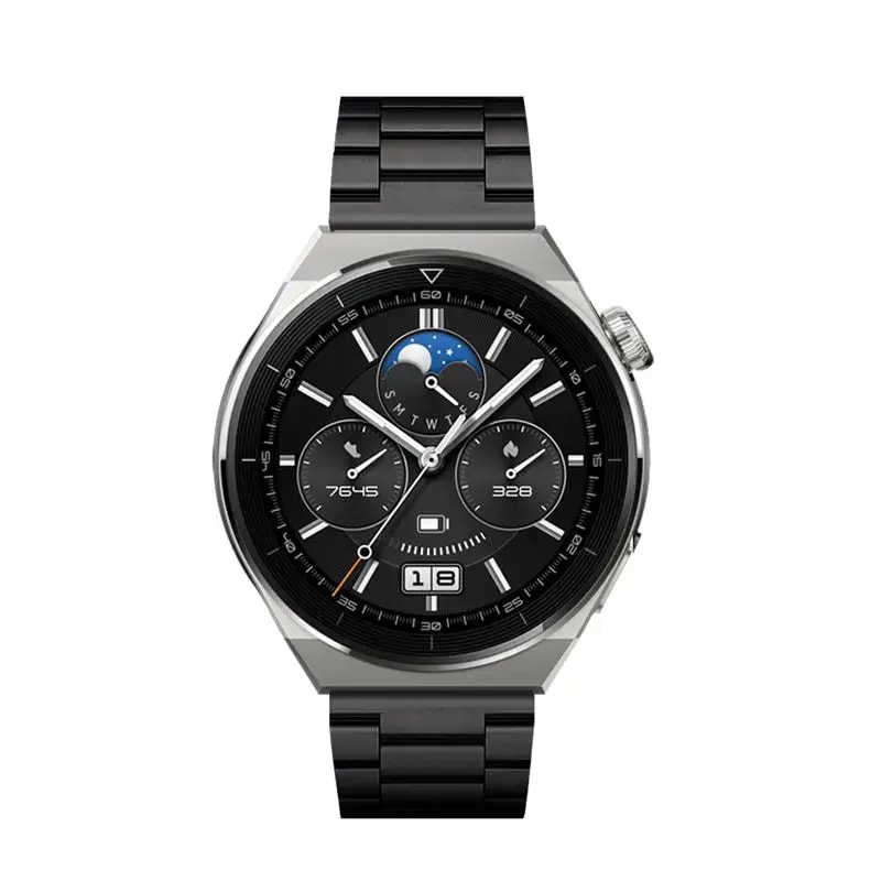 Kellarihm Samsung Galaxy Watch 22 mm, Forcell, roostevaba teras, must