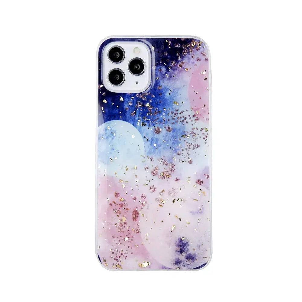 Fusion Gold Glam case for Samsung Galaxy A55 5G, multicolour, Galactic