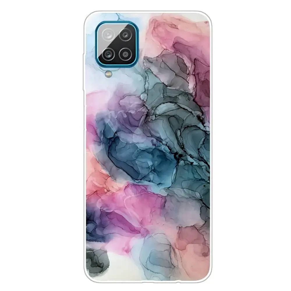 Чехол для Samsung Galaxy A12 Fusion Marble