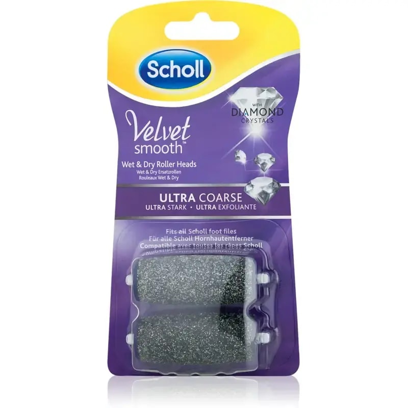 Scholl Velvet Smooth replacement rotating heads, 2 pcs