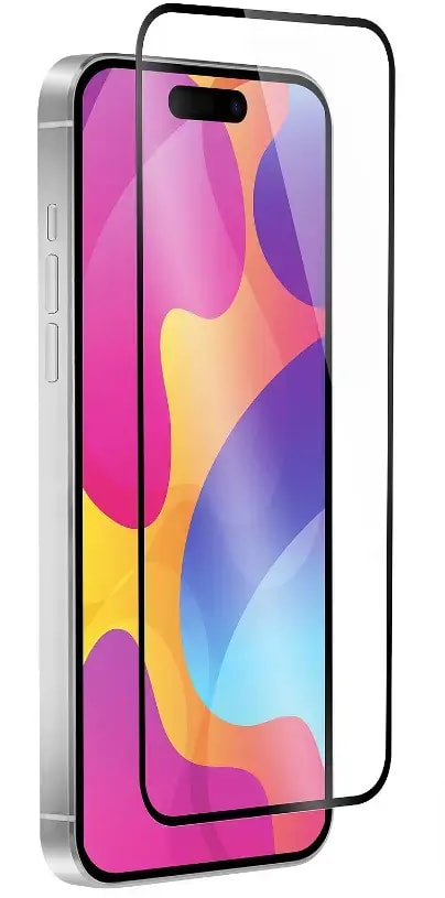 Kaitseklaas iPhone 15 Pro, Fusion 5D Full Cover