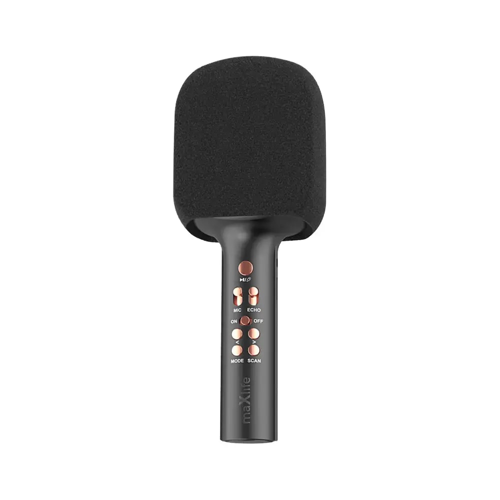 Караоке-микрофон Maxlife MXBM-600 с динамиком, Bluetooth 5.0, чёрный