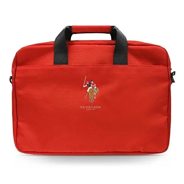Sülearvutikott U.S. Polo Assn. Polo Embroidery 16″, punane