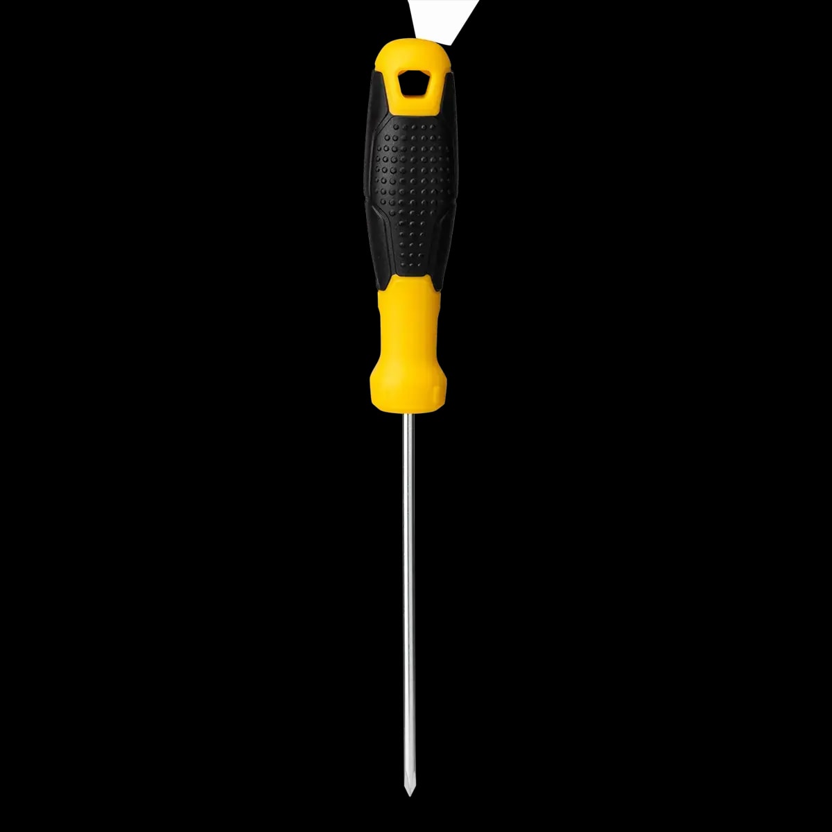 Deli Tools EDL6331001 slotted screwdriver, 3 × 100 mm, yellow