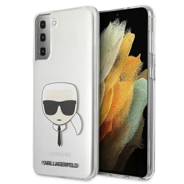 Karl Lagerfeld KLHCS21MKTR Head clear case for Samsung Galaxy S21+