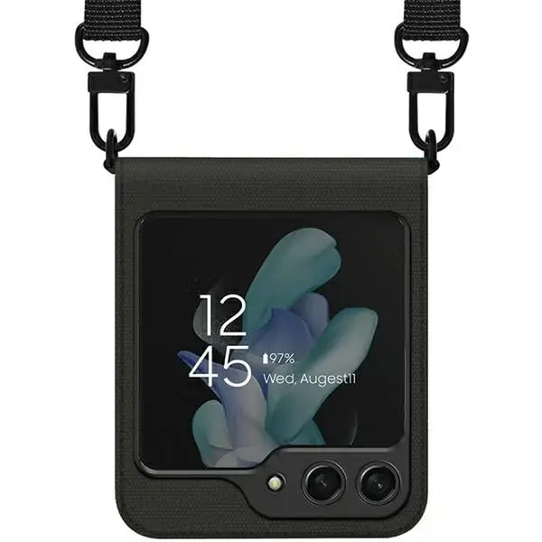 Araree Canvas folio case for Samsung Galaxy Z Flip 5, black
