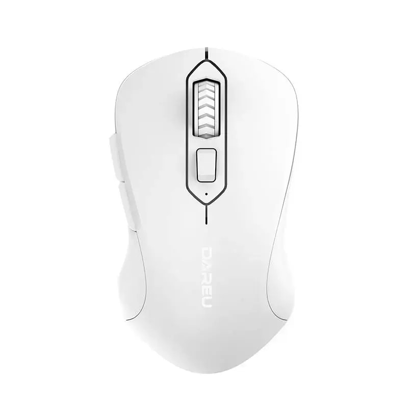 Juhtmevaba hiir Dareu LM115G, 2,4G, 800–1600 DPI, valge