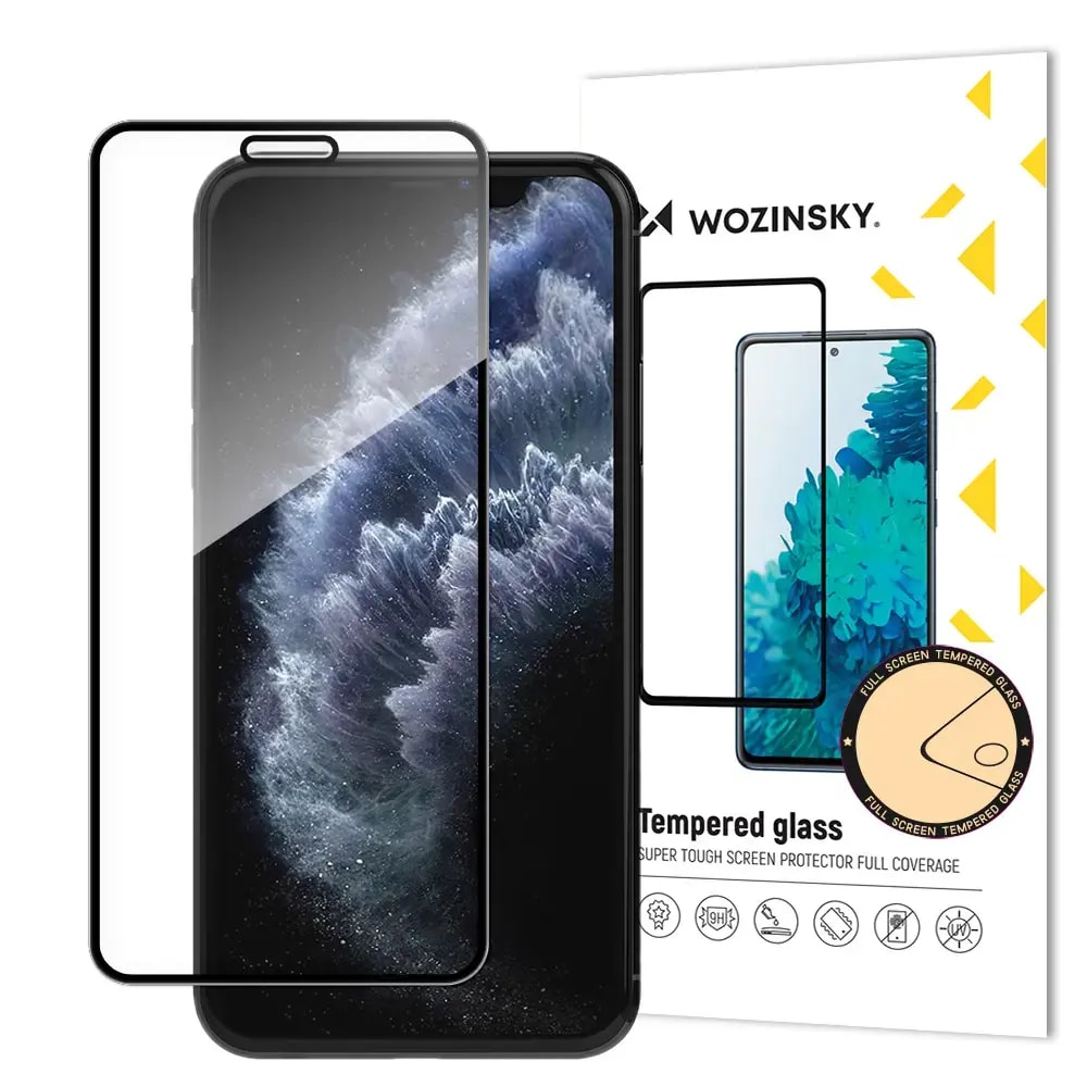 Kaitseklaas iPhone 11 Pro / XS / X, Wozinsky Super Tough Full Glue
