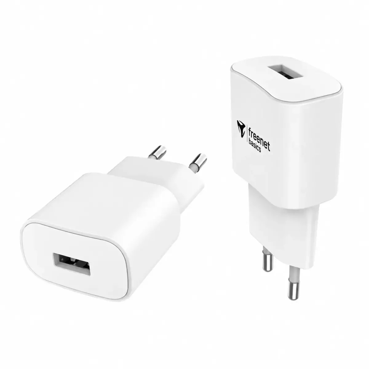 Зарядное устройство Freenet Basics, 12 Вт, USB-A, белое