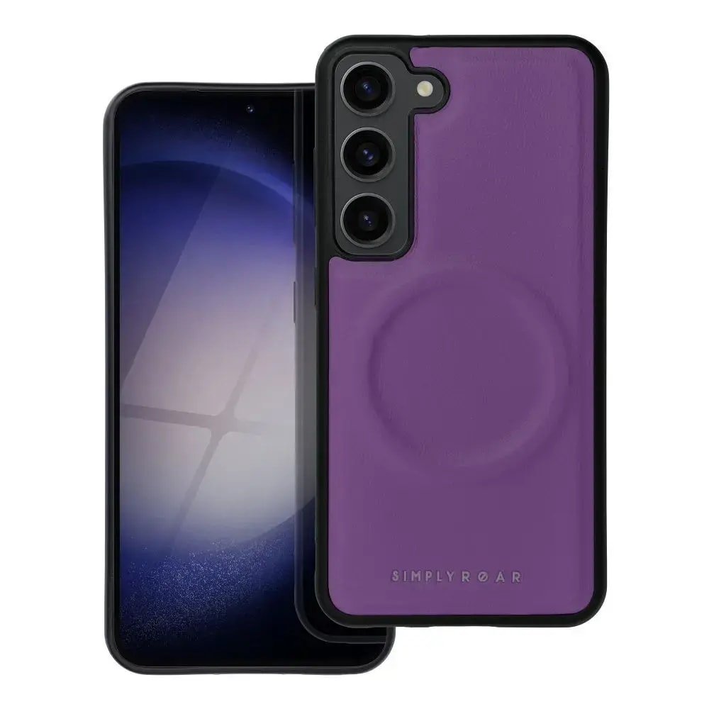 Roar Mag Morning case with MagSafe for Samsung Galaxy S23, purple