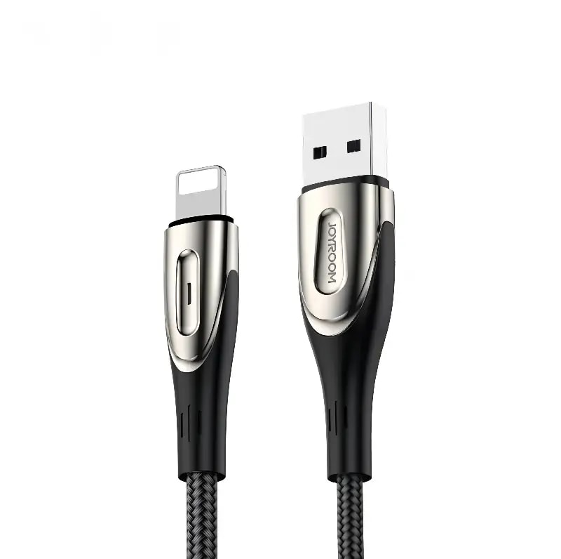 Kaabel USB-A – Lightning Joyroom Sharp S-M411, 3 m, 12 W, must