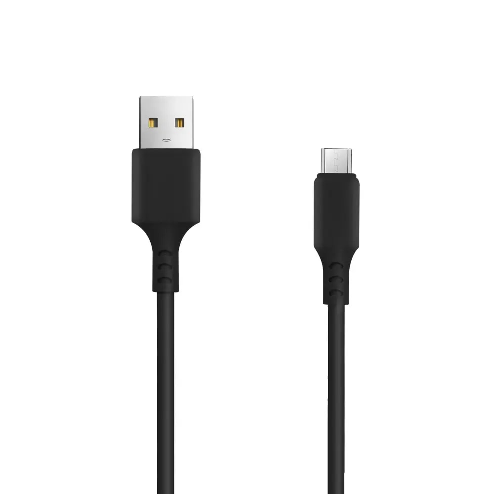 Setty USB-A to Micro USB cable, 1 m, 10 W, black