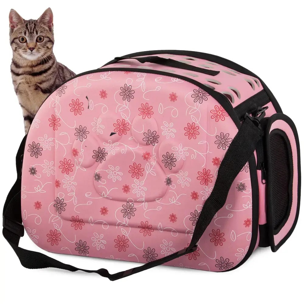 Goodbuy pet carrier bag, M, 40 × 33 × 27.5 cm, pink
