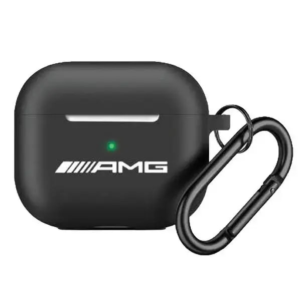 AMG silicone case for AirPods Pro 2, black with white logo