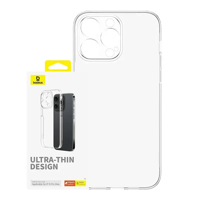 Прозрачный чехол для iPhone 15 Pro Max Baseus OS-Lucent Series
