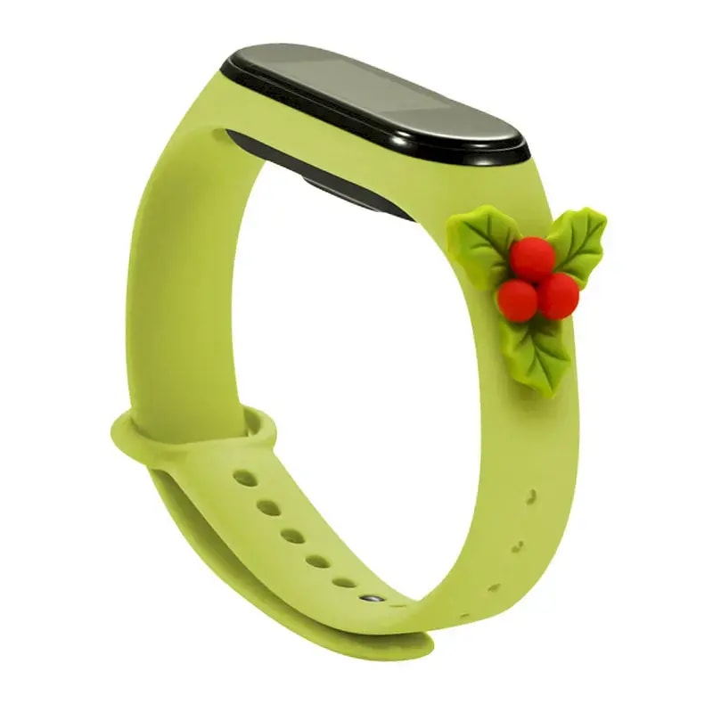 Kellarihm Xiaomi Mi Band 5/6, Fusion Xmas Mistletoe, roheline