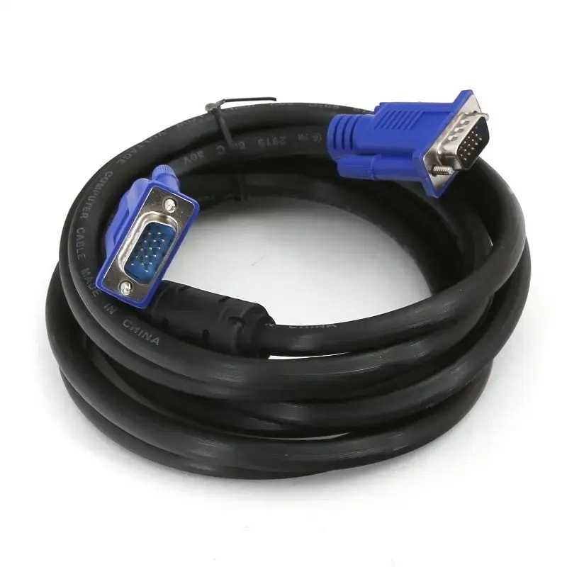 Кабель VGA Omega Media D-SUB, 15-pin, штекер – штекер, 3 м
