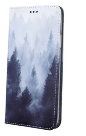Чехол-книжка для Samsung Galaxy A42 5G Fusion Mountain Forest, зелёный