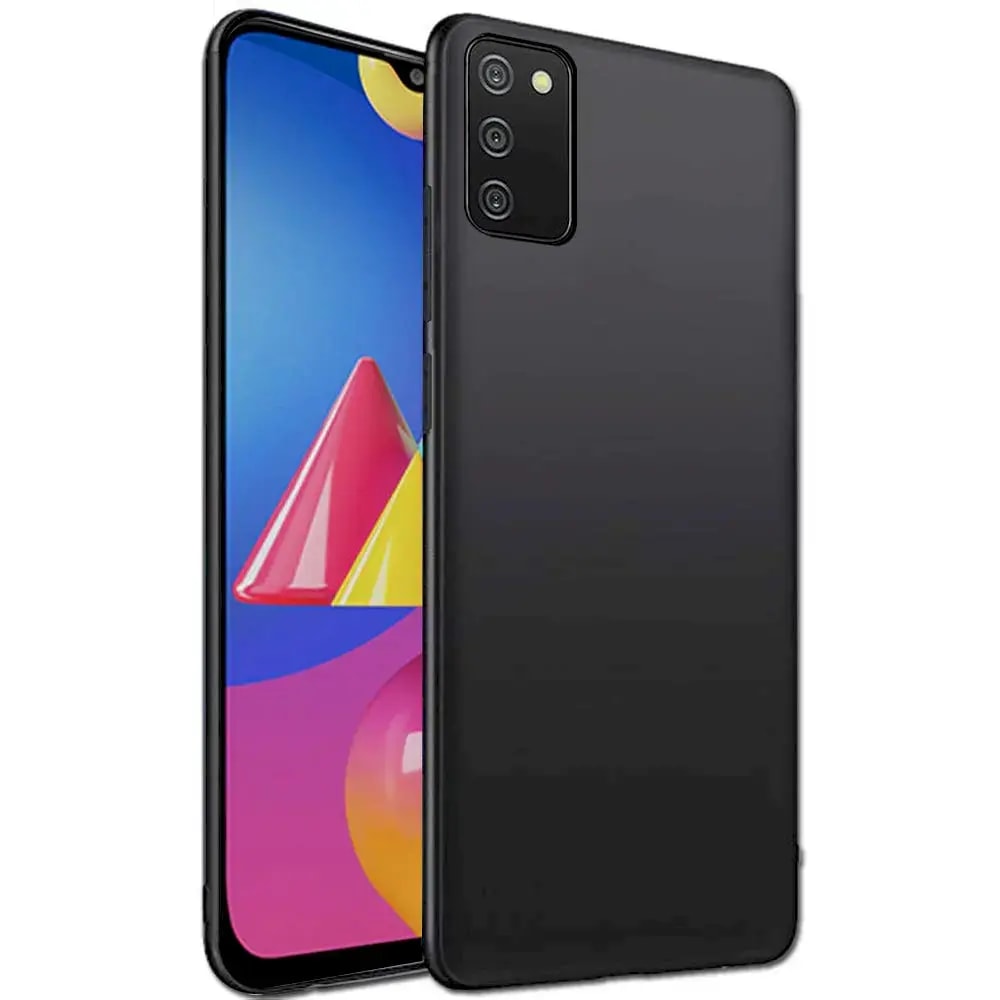 Чехол для Samsung Galaxy A03s Fusion Soft Matte, чёрный