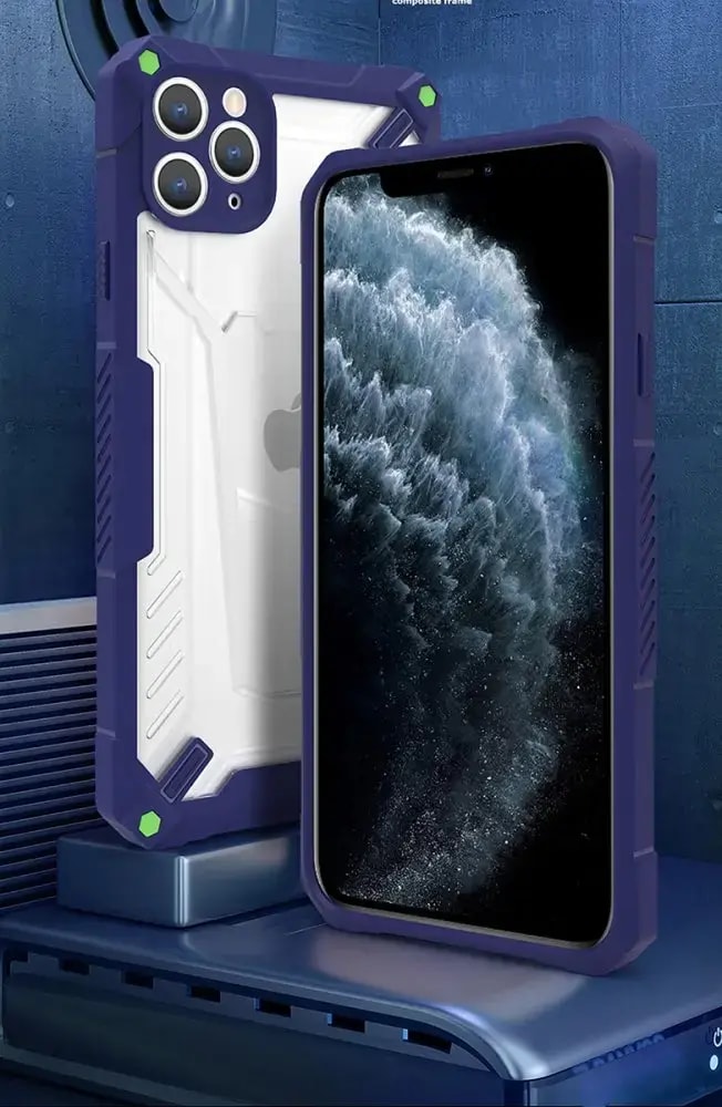 Ümbris iPhone 13 Pro, Fusion Hybrid Protect, sinine