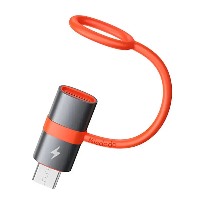 Переходник Mcdodo OT-3820, USB-C – Micro USB, чёрный