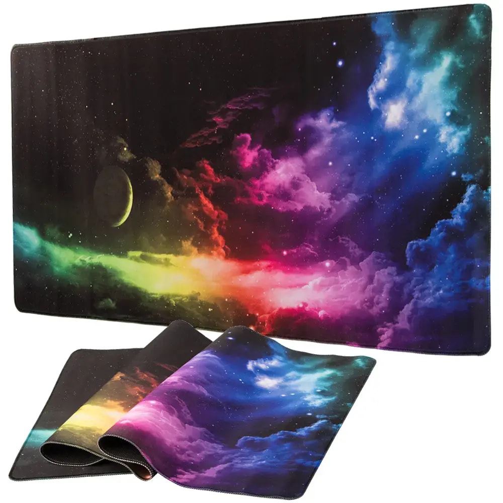 Goodbuy Northern Lights mouse pad, 800 × 300 mm, black
