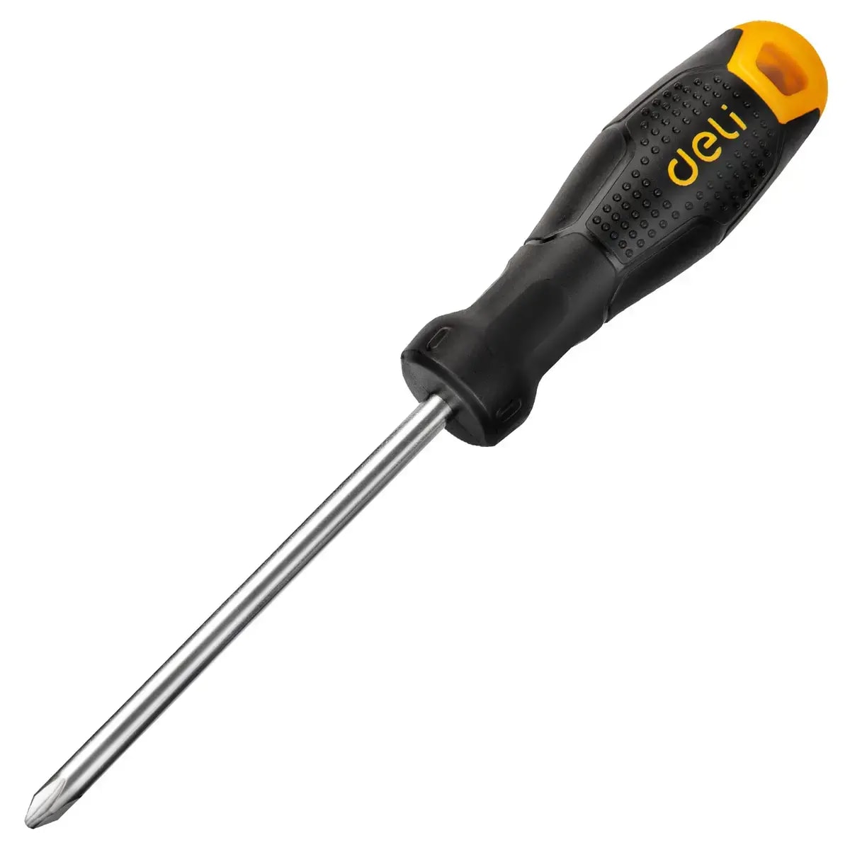 Deli Tools EDL625075 Phillips screwdriver, PH1 × 75 mm, black