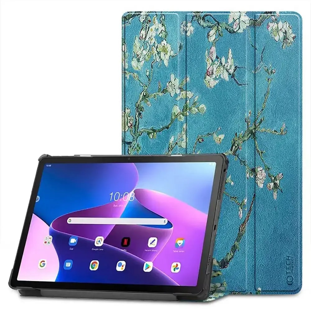 Чехол-книжка для Lenovo Tab M10 Plus Tech-Protect SmartCase, синий